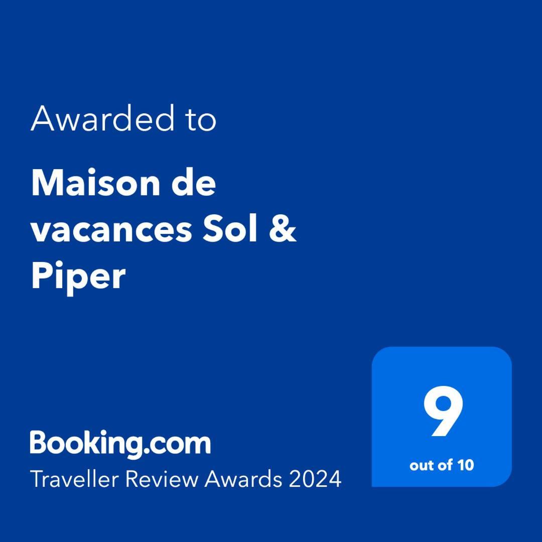 Maison De Vacances Sol & Piper Gombergean Exterior photo